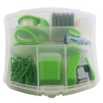 SET DE ESCRITORIO MARS A2219 VERDE CLARO (PLÁSTICO PP / A2219.08 /  ARTICULOS PROMOCIONALES)