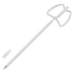 BOLÍGRAFO DE PLÁSTICO OXYGEN A2222 BLANCO (PLÁSTICO / A2222.01 /  ARTICULOS PROMOCIONALES)