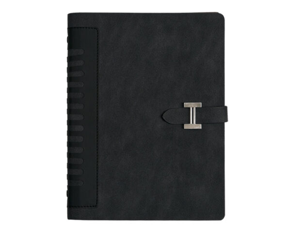 ORGANIZADOR 100 HOJAS RAYADAS EVERNOTE A2224 NEGRO (Curpiel Texturizado)