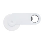 CORTADOR DE PLASTICO PARA PIZZA Y BOTELLAS RAFAELLO A2239 BLANCO (PLÁSTICO PP / ACERO INOXIDABLE / A2239.01 /  ARTICULOS PROMOCIONALES)