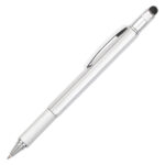 BOLÍGRAFO DE PLÁSTICO CON TOUCH HEXA A2252 PLATA (PLÁSTICO / A2252.17 /  ARTICULOS PROMOCIONALES)