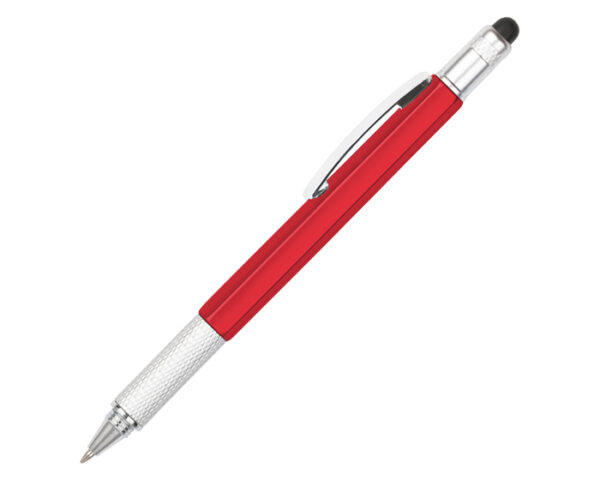 BOLIGRAFO PLASTICO HEXA A2252 ROJO (Plástico)