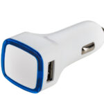 CARGADOR PARA AUTOMOVIL MOBICAR A2277 AZUL (PLÁSTICO ABS / METAL / A2277.09 /  ARTICULOS PROMOCIONALES)