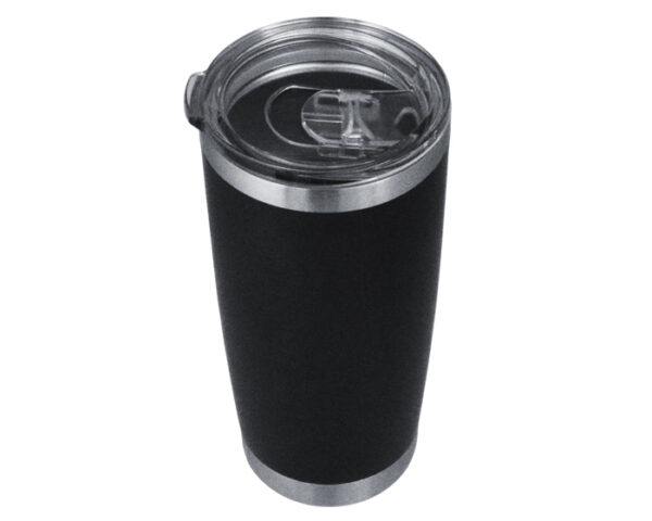 TERMO DOBLE PARED ACERO LUTZEN A2307 NEGRO (Acero Inoxidable) - Imagen 2