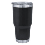 TERMO DOBLE PARED ACERO PARA AUTO DENZEL A2319 NEGRO (ACERO INOXIDABLE / A2319.02 /  ARTICULOS PROMOCIONALES)