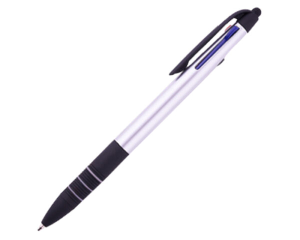 BOLIGRAFO DE PLASTICO MULTIPEN A2322 PLATA (Plástico)