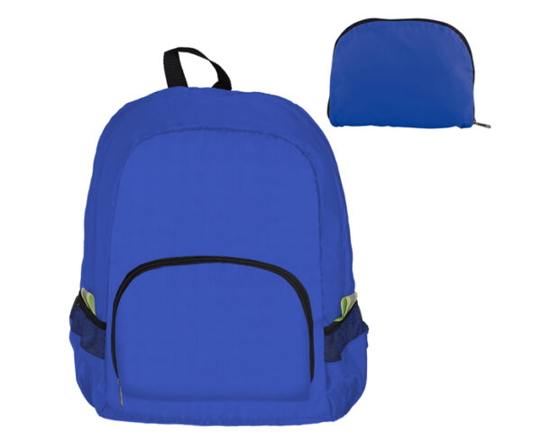 NOVEDOSA MOCHILA DENVER A2327 AZUL (Poliéster 210D)