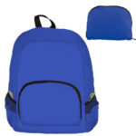 NOVEDOSA MOCHILA DENVER A2327 AZUL (POLIÉSTER 210D / A2327.09 /  ARTICULOS PROMOCIONALES)