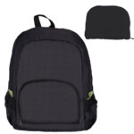 NOVEDOSA MOCHILA DENVER A2327 NEGRO (POLIÉSTER 210D / A2327.02 /  ARTICULOS PROMOCIONALES)