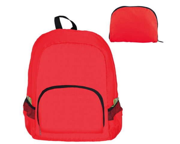 NOVEDOSA MOCHILA DENVER A2327 ROJO (Poliéster 210D)