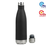 TERMO DOBLE PARED ACERO INOX. PRESTON A2333 NEGRO (ACERO INOXIDABLE / A2333.02 /  ARTICULOS PROMOCIONALES)