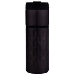 TERMO METÁLICO MANZUR A2334 NEGRO (EXTERIOR: ACERO INOXIDABLE / INTERIOR: PLÁSTICO / A2334.02 /  ARTICULOS PROMOCIONALES)