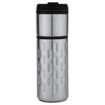 TERMO METÁLICO MANZUR A2334 PLATA (EXTERIOR: ACERO INOXIDABLE / INTERIOR: PLÁSTICO / A2334.17 /  ARTICULOS PROMOCIONALES)