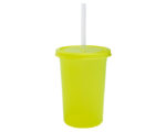 VASO DE PLÁSTICO OLAS A2341 AMARILLO (PLÁSTICO PP / A2341.13 /  ARTICULOS PROMOCIONALES)
