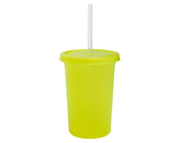 VASO DE PLÁSTICO OLAS A2341 AMARILLO (Plástico PP)