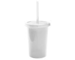 VASO DE PLÁSTICO OLAS A2341 BLANCO (PLÁSTICO PP / A2341.01 /  ARTICULOS PROMOCIONALES)