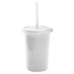 VASO DE PLÁSTICO OLAS A2341 BLANCO (PLÁSTICO PP / A2341.01 /  ARTICULOS PROMOCIONALES)