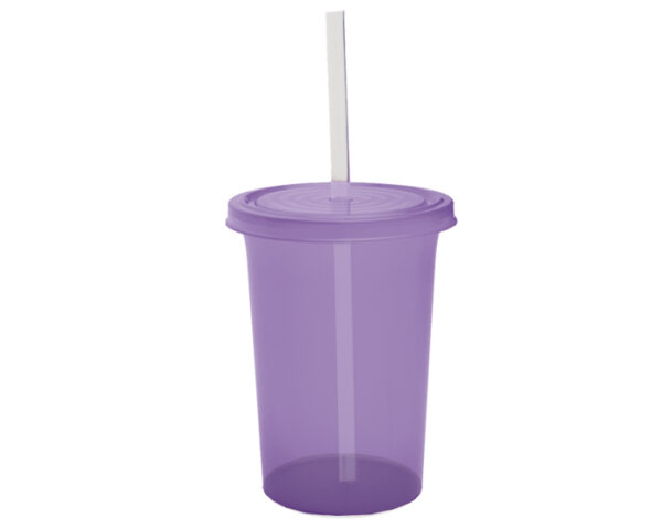 VASO DE PLÁSTICO OLAS A2341 LILA (Plástico PP)