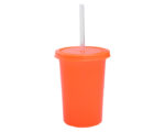 VASO DE PLÁSTICO OLAS A2341 NARANJA (PLÁSTICO PP / A2341.30 /  ARTICULOS PROMOCIONALES)