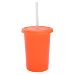 VASO DE PLÁSTICO OLAS A2341 NARANJA (PLÁSTICO PP / A2341.30 /  ARTICULOS PROMOCIONALES)