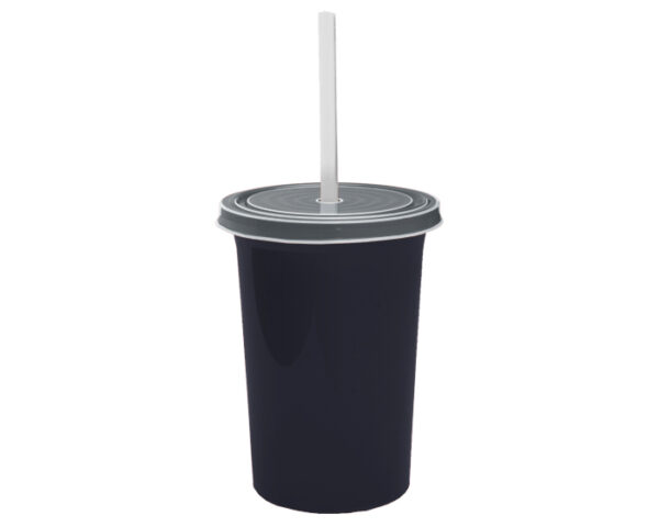 VASO DE PLÁSTICO OLAS A2341 NEGRO (Plástico PP)