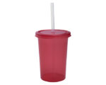 VASO DE PLÁSTICO OLAS A2341 ROJO (PLÁSTICO PP / A2341.04 /  ARTICULOS PROMOCIONALES)