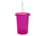 VASO DE PLÁSTICO OLAS A2341 ROSA (PLÁSTICO PP / A2341.37 /  ARTICULOS PROMOCIONALES)