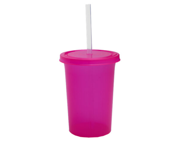 VASO DE PLÁSTICO OLAS A2341 ROSA (Plástico PP)