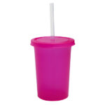 VASO DE PLÁSTICO OLAS A2341 ROSA (PLÁSTICO PP / A2341.37 /  ARTICULOS PROMOCIONALES)