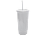 VASO DE PLÁSTICO BACHELOR A2342 BLANCO (PLÁSTICO PP / A2342.01 /  ARTICULOS PROMOCIONALES)