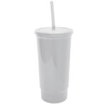 VASO DE PLÁSTICO BACHELOR A2342 BLANCO (PLÁSTICO PP / A2342.01 /  ARTICULOS PROMOCIONALES)