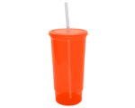 VASO DE PLÁSTICO BACHELOR A2342 NARANJA (PLÁSTICO PP / A2342.30 /  ARTICULOS PROMOCIONALES)