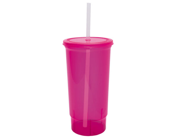 VASO DE PLÁSTICO BACHELOR A2342 ROSA (Plástico PP)