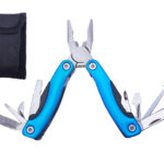 HERRAMIENTA PLEGABLE DEMIR A2356 AZUL (ACERO INOXIDABLE / ALUMINIO / A2356.09 /  ARTICULOS PROMOCIONALES)