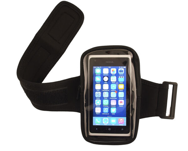 PORTA CELULAR MATRIX A2360 NEGRO (PVC / Neopreno) - Imagen 2