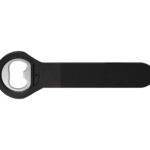 DESTAPADOR CON SACACORCHOS OPENER A2371 NEGRO (PLÁSTICO ABS / ACERO INOXIDABLE / A2371.02 /  ARTICULOS PROMOCIONALES)