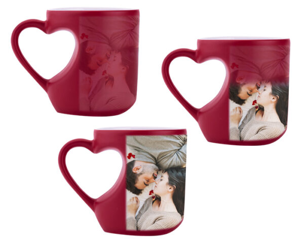 TAZA MÁGICA 10 OZ. CORA A2379 ROJO (Cerámica) - Imagen 2