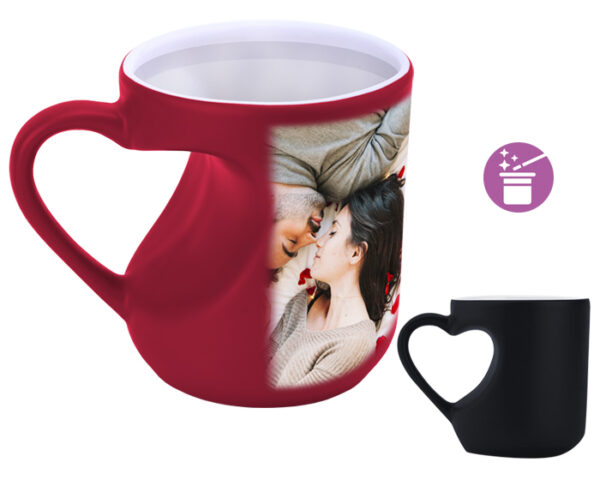 TAZA MÁGICA 10 OZ. CORA A2379 ROJO (Cerámica) - Imagen 3