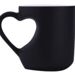 TAZA MÁGICA DE SUBLIMACIÓN 10 OZ CORA A2379 NEGRO (CERÁMICA / A2379.02 /  ARTICULOS PROMOCIONALES)