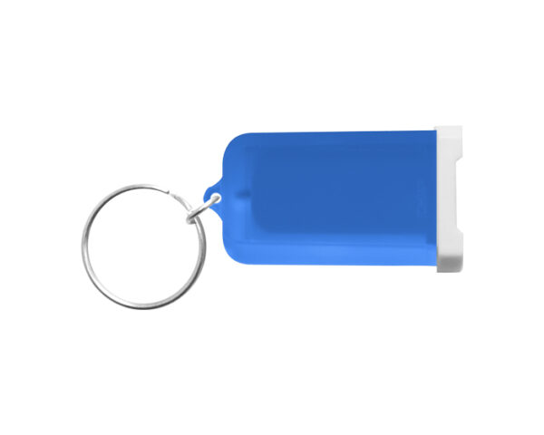 LLAVERO Y CARGADOR USB FUZION A2385 AZUL (Plástico ABS / Metal)