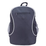 MOCHILA TIPO BACKPACK OLIMPIA A2411 NEGRO (POLIÉSTER 600D / A2411.02 /  ARTICULOS PROMOCIONALES)