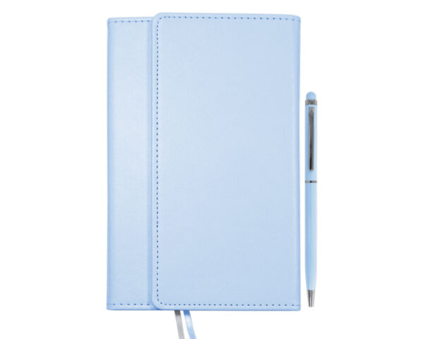 LIBRETA PERSONAL MADISON A2428 AZUL CLARO (Poliuretano)