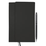AGENDARIO PERSONAL MADISON A2428 NEGRO (AGENDARIO: POLIURETANO // BOLÍGRAFO: ALUMINIO / A2428.02 /  ARTICULOS PROMOCIONALES)