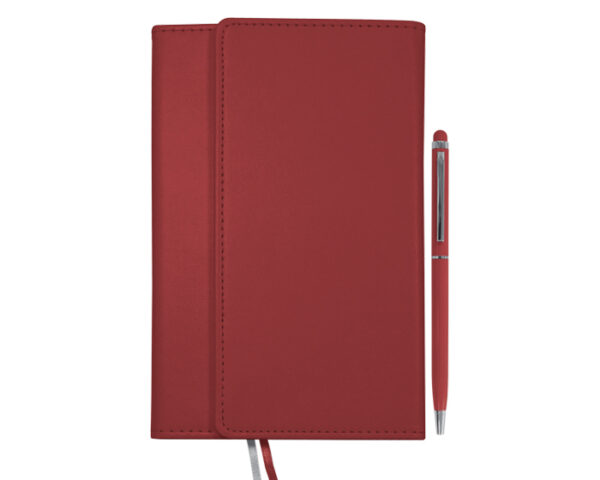 LIBRETA PERSONAL MADISON A2428 ROJO (Poliuretano)