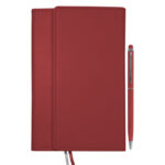 AGENDARIO PERSONAL MADISON A2428 ROJO (AGENDARIO: POLIURETANO // BOLÍGRAFO: ALUMINIO / A2428.04 /  ARTICULOS PROMOCIONALES)
