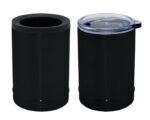 TERMO PORTA LATAS DE ACERO INOXIDABLE DE 360 ML. CROP A2429 NEGRO (ACERO INOXIDABLE / A2429.02 /  ARTICULOS PROMOCIONALES)