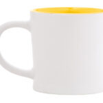 TAZA BICOLOR 11 OZ CYLIN A2435 AMARILLO (CERÁMICA / A2435.07 /  ARTICULOS PROMOCIONALES)