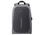 MOCHILA BACKPACK ANTIRROBO SECURE A2441 GRIS (POLIÉSTER 600D / A2441.22 /  ARTICULOS PROMOCIONALES)