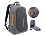 MOCHILA BACKPACK ANTIRROBO SECURE A2441 GRIS (POLIÉSTER 600D / A2441.22 /  ARTICULOS PROMOCIONALES) - Image 3