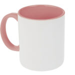 TARRO BICOLOR DE SUBLIMACIÓN 11 OZ ALINE A2463 ROSA (CERÁMICA / A2463.05 /  ARTICULOS PROMOCIONALES)